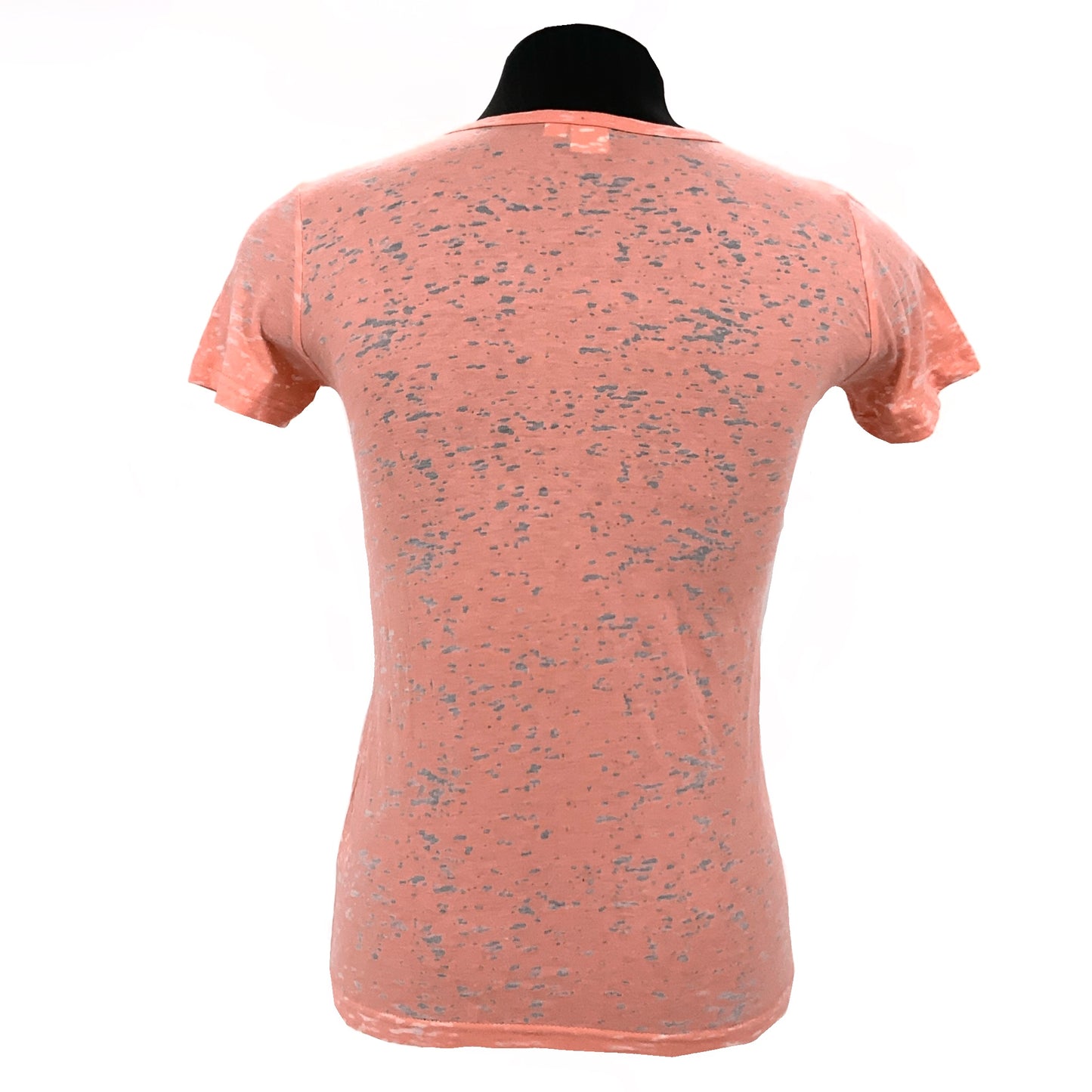 W Burn Out Crew SS Shirt (Peach)