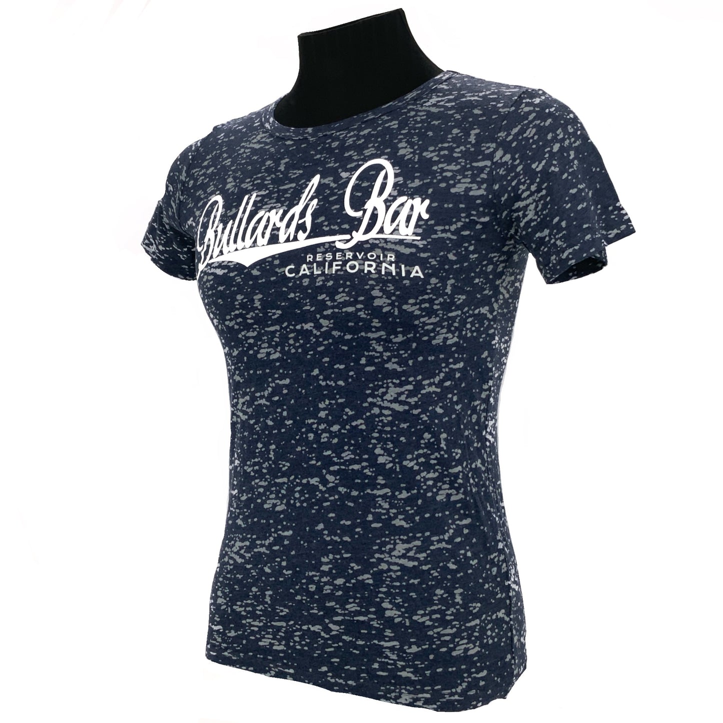 W Burn Out Crew SS Shirt (Navy)