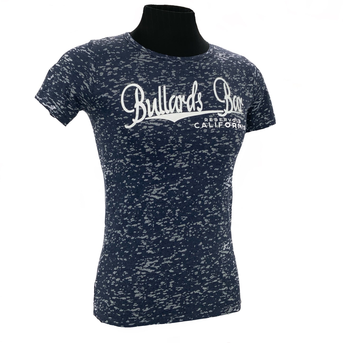 W Burn Out Crew SS Shirt (Navy)
